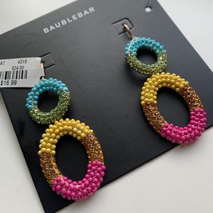 RAINBOW BLING earrings!